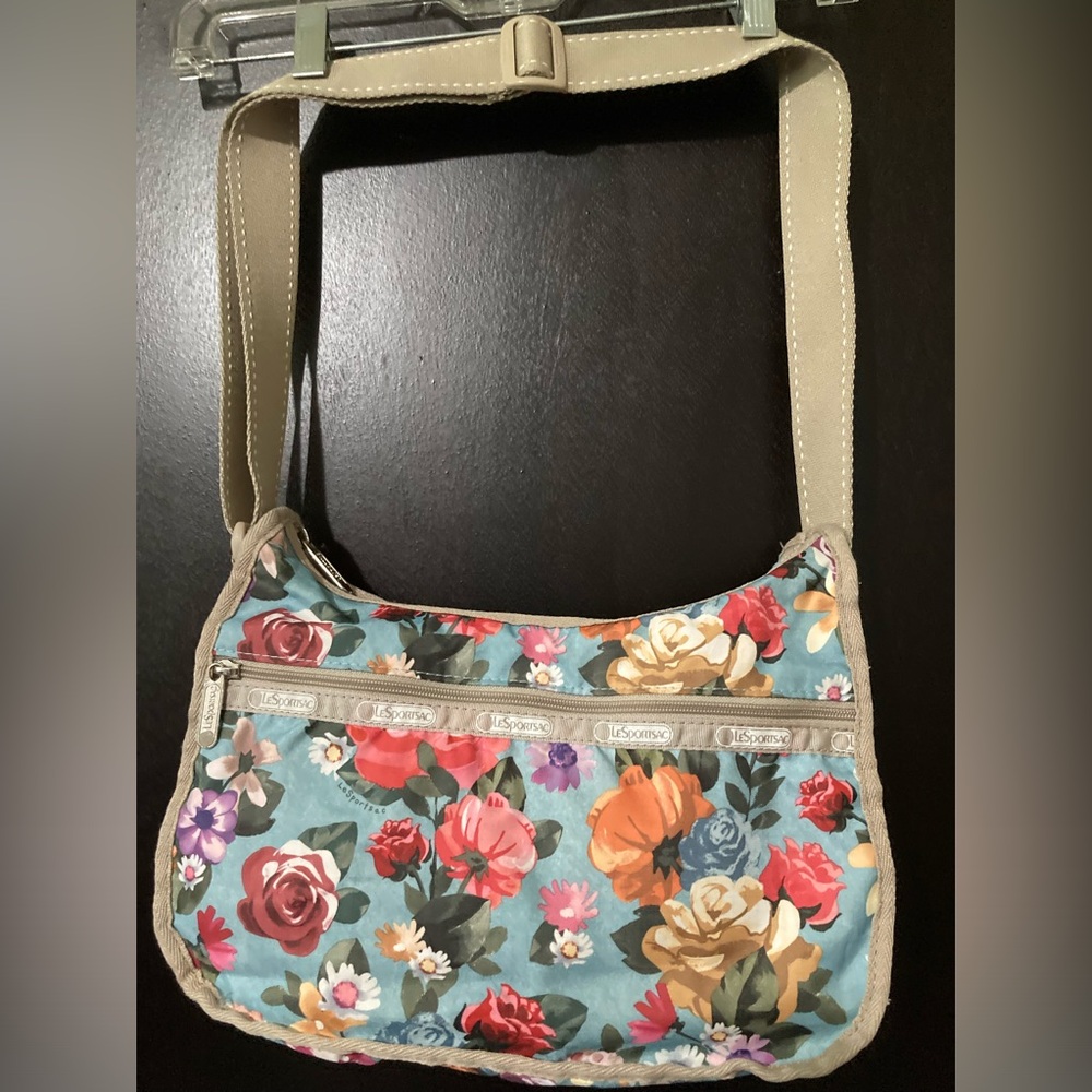 LeSportSac floral bag with adjustable strap
